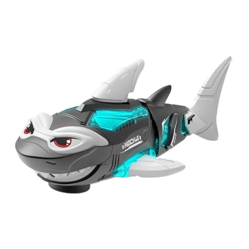 rongweiwang Schwimmen Sie frei, Roboter für Baby Roboter Fisch Gaming Shark Fish Roboterspielzeug Kollision Flipazoo, Grau, AA Batterien rongweiwang Schwimmen Sie frei, Roboter für Baby Roboter Fisch Gaming Shark Fish Roboterspielzeug Kollision Flipazoo, Grau, AA Batterien von rongweiwang