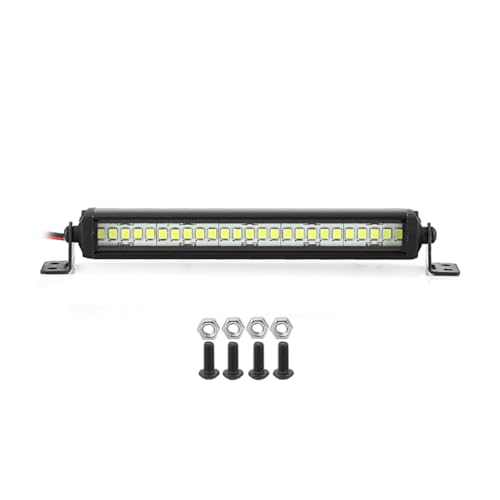 roomoon Bright Light Bar 95mm for 1/10 RC Crawler Car Axial SCX10 90046-4 CC01 D90 Redcat Replacement Accessories von roomoon