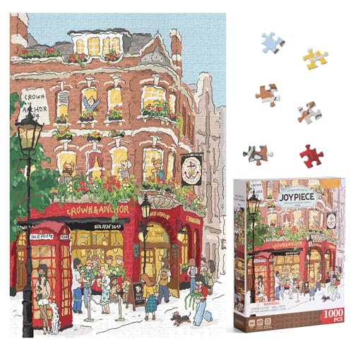 ROWOOD 1000 Teile Puzzle für Erwachsene Kinder, herausforderndes Spiel, Lernspielzeug, Puzzle Geschenke für Frauen Männer, Covent Garden ROWOOD 1000 Teile Puzzle für Erwachsene Kinder, herausforderndes Spiel, Lernspielzeug, Puzzle Geschenke für Frauen Männer, Covent Garden von rowood
