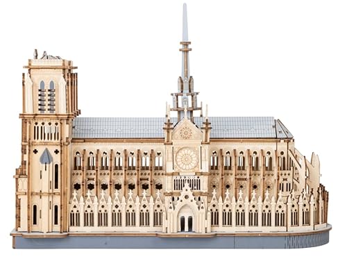 ROWOOD 3D Holzpuzzle Notre-Dame Modellbausatz für Erwachsene Gotische Architektur Weihnachtsdeko Geschenk für Frauen Männer ROWOOD 3D Holzpuzzle Notre-Dame Modellbausatz für Erwachsene Gotische Architektur Weihnachtsdeko Geschenk für Frauen Männer von rowood