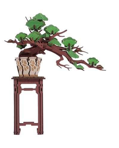 ROWOOD 3D Puzzle Holz Immergrüner Kiefern-Bonsai, DIY Kiefern Modellbausatz Für Erwachsene, Holzmodelle Bausätze Dein Eigenes Holz-Bastelset, Einzigartige Home-Deko ROWOOD 3D Puzzle Holz Immergrüner Kiefern-Bonsai, DIY Kiefern Modellbausatz Für Erwachsene, Holzmodelle Bausätze Dein Eigenes Holz-Bastelset, Einzigartige Home-Deko von rowood