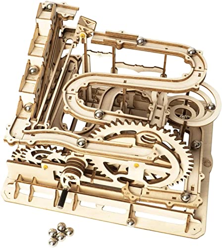 RoWood 3D Puzzle Murmelbahn Modellbau aus Holz - DIY Holzpuzzle Kugelbahn Bausatz Modellbausatz für Erwachsene und Jugendliche - Geschenke für Männer und Frauen von rowood