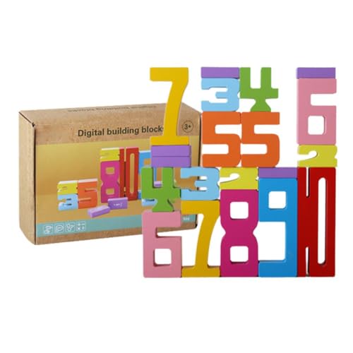 rujjftsy Stapelblöcke 3D Digital Puzzle Balance Spiel Bausteine ​​Puzzle Board Montage Ziegel Pädagogisches für Kinder 2025 Spielzeug von rujjftsy