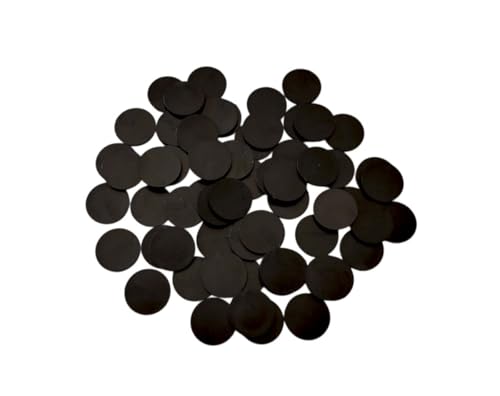 rukauf 100x Spielchips schwarz aus Plastik Scheiben Ersatzchips Lotto ca.100 Stück 18mm - für Traditionelle Spiele, Bingo, Lotto-Spiel, Russisches Loto rukauf 100x Spielchips schwarz aus Plastik Scheiben Ersatzchips Lotto ca.100 Stück 18mm - für Traditionelle Spiele, Bingo, Lotto-Spiel, Russisches Loto von rukauf