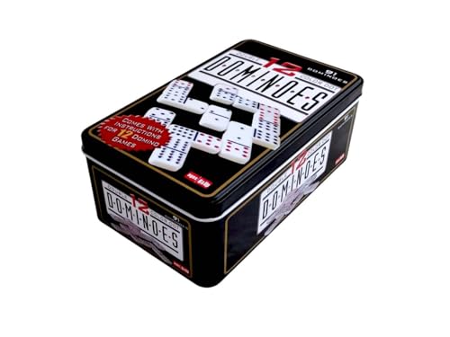 rukauf Doppel 12 Domino-Spiel in Einer Metalldose Spielset 91 Teile Mexican Train Zug rukauf Doppel 12 Domino-Spiel in Einer Metalldose Spielset 91 Teile Mexican Train Zug von rukauf
