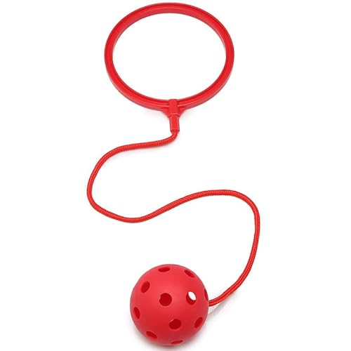 6stücke Skip Ball Teiliges - FitnessbäLle KnöChelsprungball Spielzeug， KöRperkoordination Und Macht Spaß，Springring Kinder Bewegung Spaß Toys, FußKreisel Jumping KnöChelspielzeug, Schleuderball von runpeak
