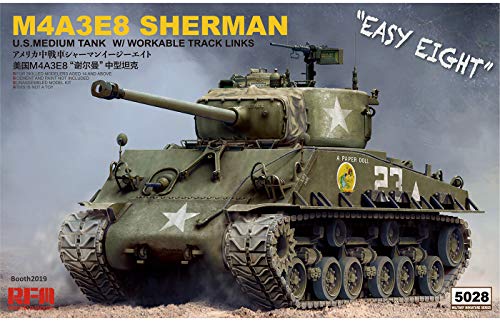 Ryefieldmodel - 1/35 Sherman M4a3e8 W/ Workable Track Links - RFM5028 von ライフィールドモデル