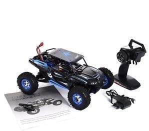 s-idee® 18112 S12428-B RC Auto Buggy Monstertruck 1:12 mit 2,4 GHz 50 km/h schnell, wendig, voll digital proportional 4x4 Allrad WL Toys ferngesteuertes Buggy Racing RC Auto von s-idee