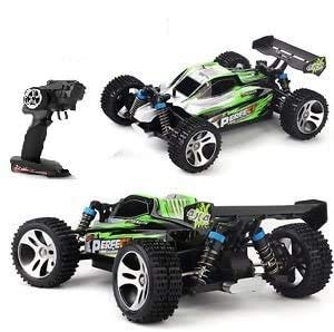 s-idee® 18130 A959-A RC Auto Buggy Monstertruck 1:18 mit 2,4 GHz 35 km/h schnell, wendig, voll digital proportional 4x4 Allrad WL Toys ferngesteuertes Buggy Racing Auto von s-idee