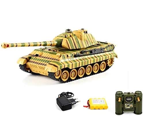 s-idee® Battle Panzer 99806 1:28 mit integriertem Infrarot Kampfsystem 2.4 Ghz RC R/C von s-idee