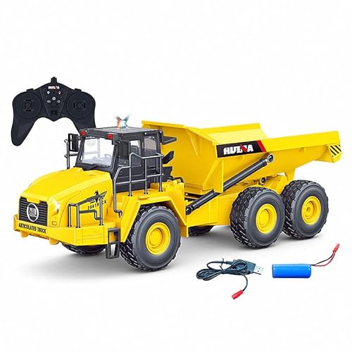 s-idee® 1553 Rc Dump Truck 1:16 LKW 9 Kanal Kipplader Muldenkipper Huina 1553 von s-idee