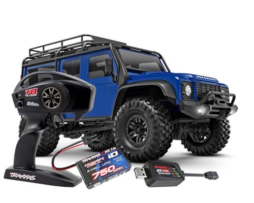 TRAXXAS TRX-4M blau 1/18 4x4 LD Land Rover Defender Scale Crawler inkl. Akku Lader 4WD RTR von s-idee