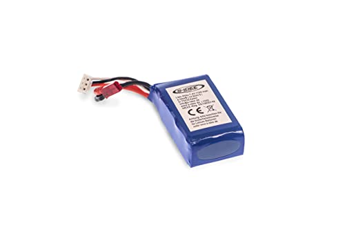 s-idee® 18135 7.4V 1100mAh Power LiPo Akku für Wltoys RC Fahrzeuge 1:18 Vortex A949, A959, A969, A979, K929, Ersatzakku von s-idee