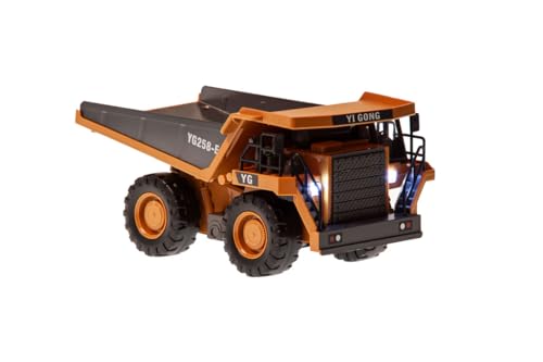 s-idee® BC1041 gelb RC Kipper LKW 1:24 Metallteile 2,4 GHz 9 Kanäle Licht und Sound von s-idee