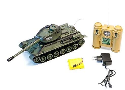 s-idee® Battle Panzer 99809 1:28 mit integriertem Infrarot Kampfsystem 2.4 Ghz RC R/C von s-idee