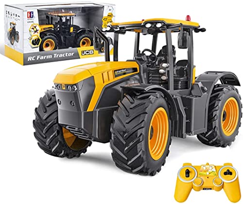 s-idee® S359-003 RC Traktor JCB 1:16 mit 2,4 GHz Licht, Sound und Demofunktion E359-003 von s-idee