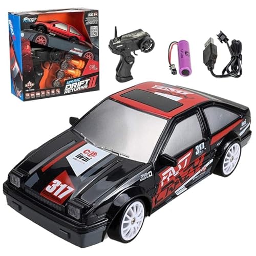 s-idee® SC24A07 Drift Car 1:24 Ferngesteuertes RC Auto schwarz rot von s-idee