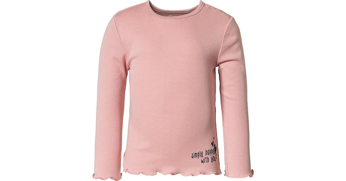 Baby Langarmshirt  hellrosa Gr. 80 Mädchen Kinder von s.Oliver