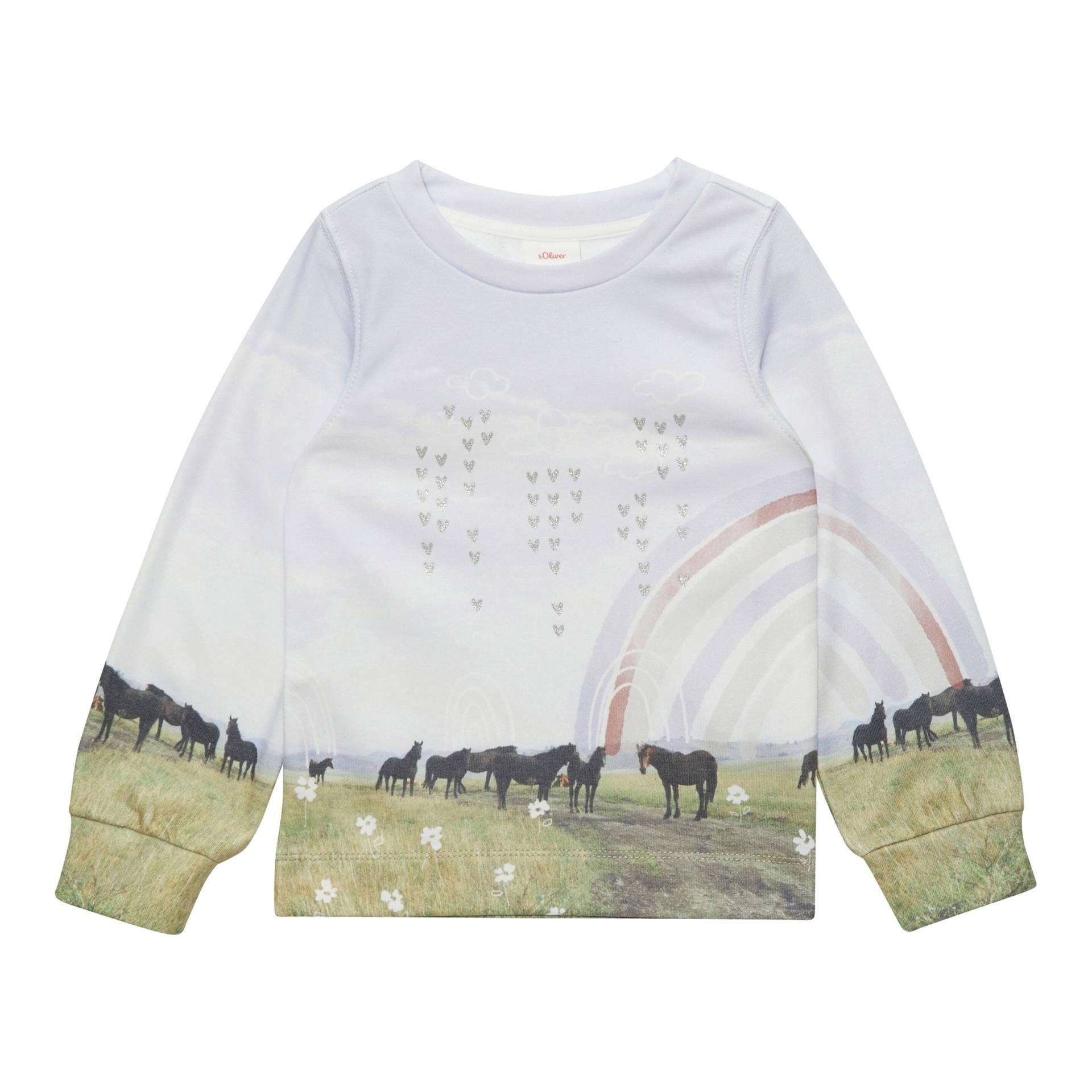 S.Oliver Sweatshirt Pferde Regenbogen von s.Oliver