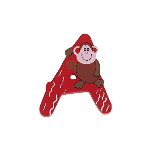 sOlini Holzbuchstaben mit Tiermotiv, für Kinderzimmertür von Jungen/Mädchen, Name, Deko, 7 cm lang, Holz, Bunt sOlini Holzbuchstaben mit Tiermotiv, für Kinderzimmertür von Jungen/Mädchen, Name, Deko, 7 cm lang, Holz, Bunt von sOlini