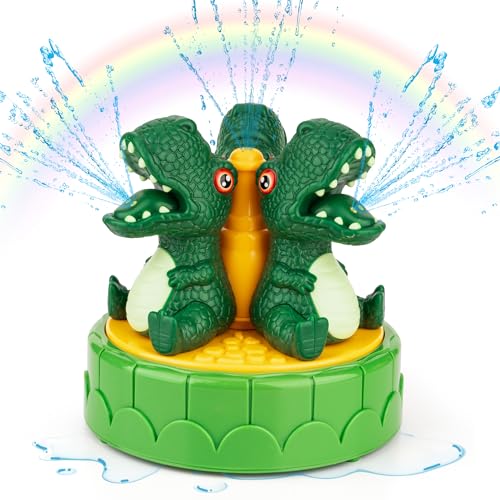 Dinosaurier Wassersprinkler für Kinder, Sprinkler Wasserspielzeug Garten, Rasensprenger, Wassersprenger, Wasserspielzeug Outdoor, Kinder Outdoor Spielzeug Garten Dinosaurier Wassersprinkler für Kinder, Sprinkler Wasserspielzeug Garten, Rasensprenger, Wassersprenger, Wasserspielzeug Outdoor, Kinder Outdoor Spielzeug Garten von sacemontic