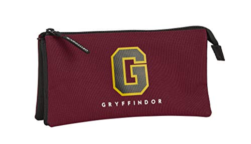 Harry Potter Trousse scolaire officielle GRYFFINDOR souple 3 compartiments 2 fermetures éclair 23x12 cm Harry Potter Trousse scolaire officielle GRYFFINDOR souple 3 compartiments 2 fermetures éclair 23x12 cm von safta