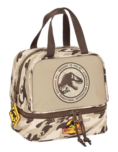 Safta - Jurassic World Dominion Lunchbox, 20 x 20 x 15 cm, Mehrfarbig (812263040) von safta