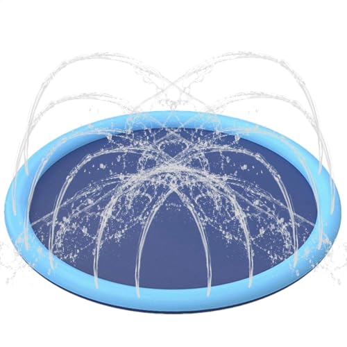 saibunratus Hunde-Sprinkler für draußen, rutschfester Hundepool – dickes großes Pad, Haustierzubehör, Outdoor-Spiel für Rasen, , Hinterhof saibunratus Hunde-Sprinkler für draußen, rutschfester Hundepool – dickes großes Pad, Haustierzubehör, Outdoor-Spiel für Rasen, , Hinterhof von saibunratus