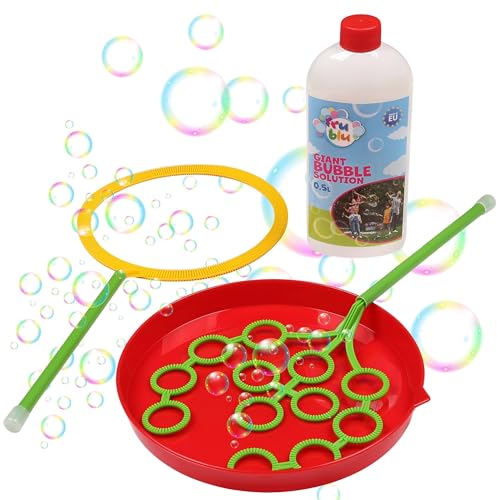GROßES Set Seifenblasen mit Baum und Reifen für Kinder + 500 ml Flüssigkeit (9477) von sarcia.eu