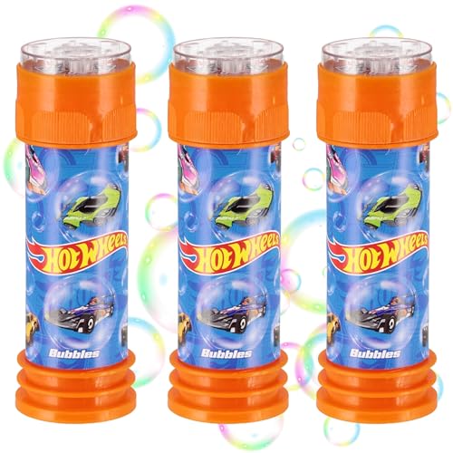 Hot Wheels Seifenblasen MIT Spiel für einen Jungen 55 ml My Bubble, 3 Stück (Hot Wheels, 3) von sarcia.eu