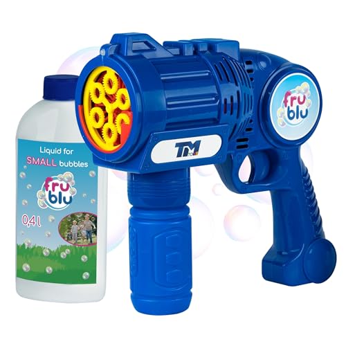 Seifenblasenpistole, Seifenblasenmaschine + Flüssigkeit 400ml Seifenblasenmaschine für Geburtstag Party Hochzeit Seifenblasen Maschine für Kinder Blasenmaschine (0453) von sarcia.eu