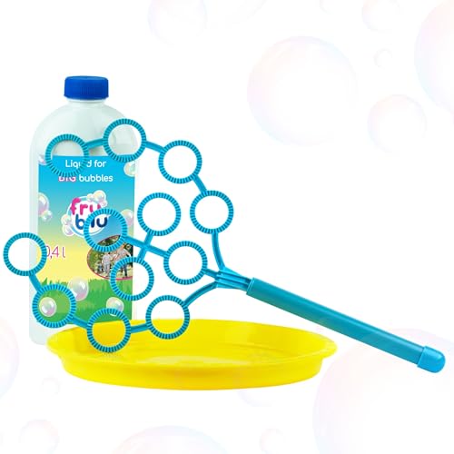 Seifenblasenset mit Baum, Bügel + 400 ml Flüssigkeit Seifenblasenmaschine für Geburtstag Party Hochzeit Seifenblasen Maschine für Kinder Blasenmaschine (0486) von sarcia.eu