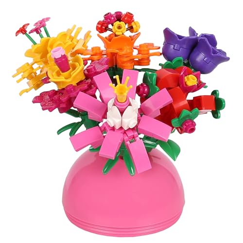 sarcia.eu Blumenstrauß aus Bauklötzen, kreativ, 6 Blumen in Kugeln, DIY Set 6+ (Blumenstrauß) von sarcia.eu