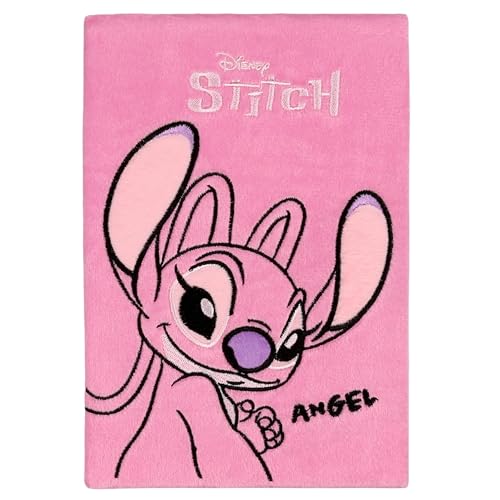 sarcia.eu DISNEY Stitch Angel Plüsch liniertes Notizbuch/Notizen mit rosa Einband A5/80 Seiten (Rosa) von sarcia.eu
