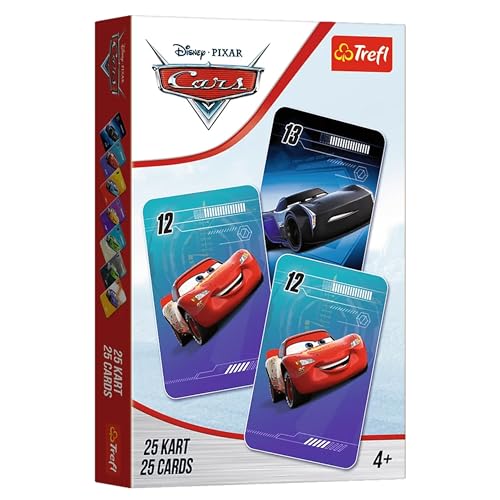 sarcia.eu Disney Cars Kartenspiel Schwarzer Peter für Kinder, Familienspiel, Spielkarten Trefl 4+ (Cars) von sarcia.eu