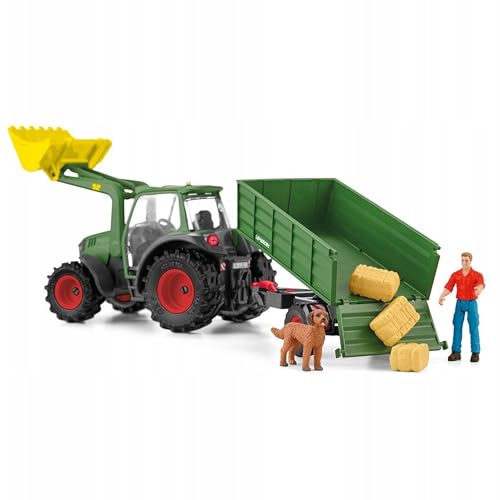 sarcia.eu SLH42608 Farm World - Traktor mit Anhänger, KinderspielzeugSchleich Farm World - Traktor mit Anhänger, Kinderspielzeug von sarcia.eu
