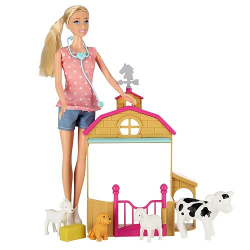 sarcia.eu Tierarzt 29cm Puppe mit Zubehör, Tiere, Stall für Tiere sarcia.eu Tierarzt 29cm Puppe mit Zubehör, Tiere, Stall für Tiere von sarcia.eu
