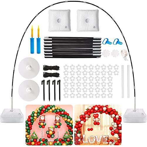 Ballonbogen Set, Ballon Bogen Stand Kit mit Basis, 2.7x3M Einstellbare Bogen Girlande Rahmen für Party Geburtstag Hochzeit Dekoration, Babyparty Ballonbogen Set, Ballon Bogen Stand Kit mit Basis, 2.7x3M Einstellbare Bogen Girlande Rahmen für Party Geburtstag Hochzeit Dekoration, Babyparty von satxtv
