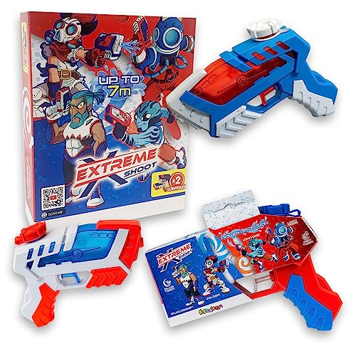 Sbabam, Extreme Shoot Power Master, leistungsstarke Wasserpistole für Kinder, Wasserpistolen für Kinder, 2 Stück, Spielzeuge für Kinder, Spielzeug für Meer, Schwimmbad und Garten, 8 Jahre Sbabam, Extreme Shoot Power Master, leistungsstarke Wasserpistole für Kinder, Wasserpistolen für Kinder, 2 Stück, Spielzeuge für Kinder, Spielzeug für Meer, Schwimmbad und Garten, 8 Jahre von #sbabam
