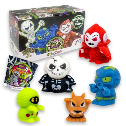Sbabam Funny Box Horror Show Jelly Planet, Spielzeug ab 3 Jahre, 4 Stück, Kinderspielzeug für Halloween mit Saugnapf-Effekt, Klein und Phosphoreszierend, Ideale Monster als Baby Geschenk Sbabam Funny Box Horror Show Jelly Planet, Spielzeug ab 3 Jahre, 4 Stück, Kinderspielzeug für Halloween mit Saugnapf-Effekt, Klein und Phosphoreszierend, Ideale Monster als Baby Geschenk von #sbabam