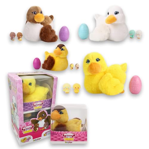 Sbabam Funny Box Mammy Surprise Duck, Kiosk-Spiele für Kinder, Plüschente mit Ei Entenküken, 2 Stück, Weiche Puppen mit Mini Welpen - Ideal Puppe für Mädchen Geschenk Sbabam Funny Box Mammy Surprise Duck, Kiosk-Spiele für Kinder, Plüschente mit Ei Entenküken, 2 Stück, Weiche Puppen mit Mini Welpen - Ideal Puppe für Mädchen Geschenk von #sbabam