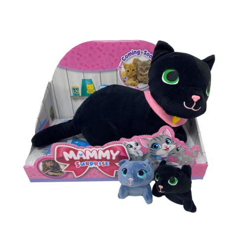 #sbabam, Mammy Surprise Schwarze Katze, Spiele für Kinder vom Zeitungskiosk, Plüschkatze, kleine Puppen mit Mini-Welpen und Tragetasche, Puppenspiel für Kinder #sbabam, Mammy Surprise Schwarze Katze, Spiele für Kinder vom Zeitungskiosk, Plüschkatze, kleine Puppen mit Mini-Welpen und Tragetasche, Puppenspiel für Kinder von #sbabam