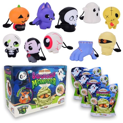#sbabam Funny Box Doki Doki Squishy Monster, Schlüsselanhänger Squishy Anti-Stress, 3 Stück, langsam aufsteigende Halloween Gadgets - Sie können Vampir, Geist, Mumie und andere Finden #sbabam Funny Box Doki Doki Squishy Monster, Schlüsselanhänger Squishy Anti-Stress, 3 Stück, langsam aufsteigende Halloween Gadgets - Sie können Vampir, Geist, Mumie und andere Finden von #sbabam