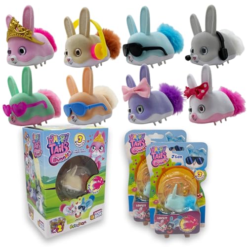 #sbabam Funny Box Happy Tails Bunnies, Hasenspielzeug für Kinder mit Glitzeraugen und weichem Schwanz, 2 Teile, Zubehör und Spur inklusive – Spielzeugtiere für Kinder und Spiele für Kinder #sbabam Funny Box Happy Tails Bunnies, Hasenspielzeug für Kinder mit Glitzeraugen und weichem Schwanz, 2 Teile, Zubehör und Spur inklusive – Spielzeugtiere für Kinder und Spiele für Kinder von #sbabam