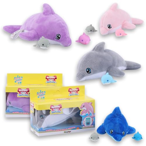 #sbabam Funny Box Mammy Surprise Delphin, Spiele für Kinder vom Zeitungskiosk, Plüschdelfin mit Minijungen, 2 Stück, weiche Tierpuppen, Spiel für Kinder – ideale Puppe für Geschenke für Mädchen #sbabam Funny Box Mammy Surprise Delphin, Spiele für Kinder vom Zeitungskiosk, Plüschdelfin mit Minijungen, 2 Stück, weiche Tierpuppen, Spiel für Kinder – ideale Puppe für Geschenke für Mädchen von #sbabam