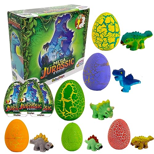 #sbabam Funny Box Mega Jurassic Eggs, Spielzeug ab 3 Jahre, 3er-Pack, Dinosaurier Spielzeug für Kinder, die aus Magischen Eiern Geboren Werden - Ideal als Baby Geschenk #sbabam Funny Box Mega Jurassic Eggs, Spielzeug ab 3 Jahre, 3er-Pack, Dinosaurier Spielzeug für Kinder, die aus Magischen Eiern Geboren Werden - Ideal als Baby Geschenk von #sbabam