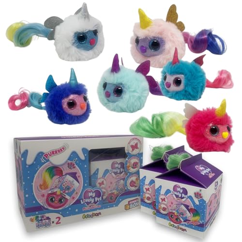 #sbabam Funny Box Milchiges Einhorn, Weiches Einhorn Geschenk für Mädchen mit vibrierendem Schwanz, 2 Stück – Plüsch-Einhorn mit Glitzerflügeln im Milchkarton, Geschenk für 3-jährige Mädchen #sbabam Funny Box Milchiges Einhorn, Weiches Einhorn Geschenk für Mädchen mit vibrierendem Schwanz, 2 Stück – Plüsch-Einhorn mit Glitzerflügeln im Milchkarton, Geschenk für 3-jährige Mädchen von #sbabam