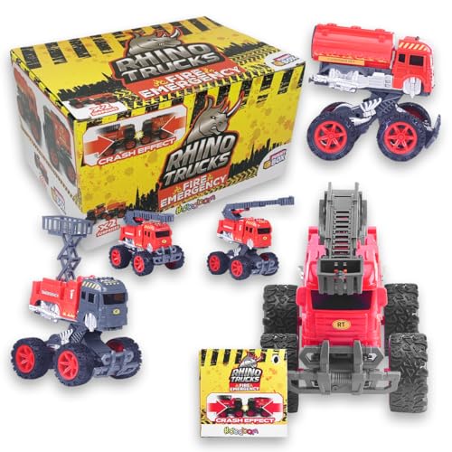 #sbabam Rhino Trucks Fire Emergency, Kinderwagen, Feuerwehrauto Spielzeug, Feuerwehrautos, Feuerwehrautos, 2er-Pack, Zeitungskiosk-Spiele, Geschenkideen zum Geburtstag, ab 3 Jahre #sbabam Rhino Trucks Fire Emergency, Kinderwagen, Feuerwehrauto Spielzeug, Feuerwehrautos, Feuerwehrautos, 2er-Pack, Zeitungskiosk-Spiele, Geschenkideen zum Geburtstag, ab 3 Jahre von #sbabam