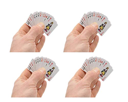 4 Stück Mini Kartenspiel by schenkfix von schenkfix.de