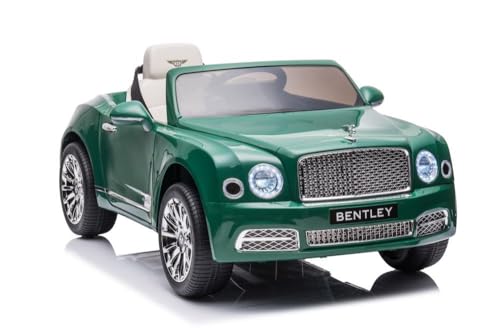 Kinder Elektroauto Bentley Mulsanne grün 2 Motoren+LED+FB+Audio von schnaeppchenmeile-online